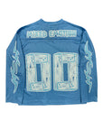 OVERSIZED Blue “Lightning” Jersey