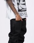 ‘Blackout’ Wax Denim