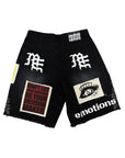 Black “Chaos” Carpenter Shorts
