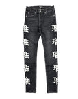Monogram Denim Black Wash