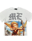 White “Angel” Rhinestone Tee