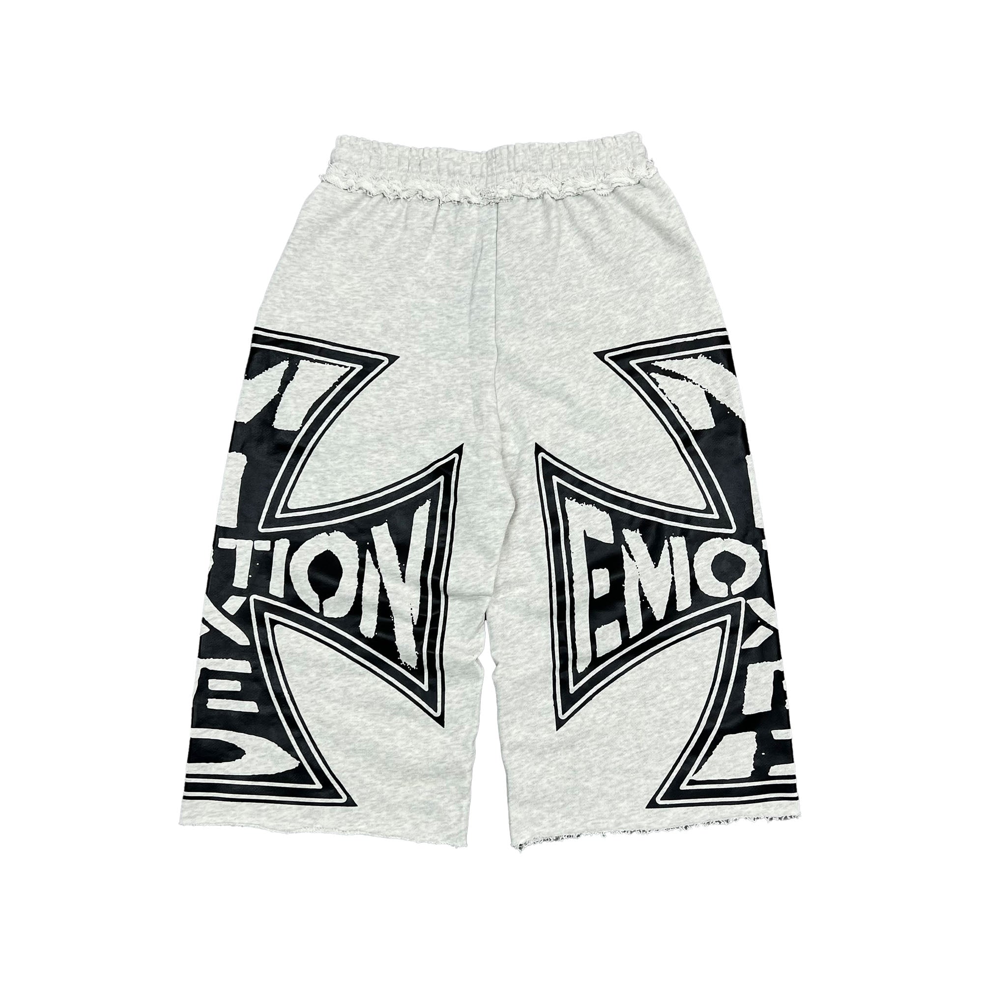 Grey “Classic” 3/4 Shorts – Mixed Emotion