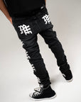 Monogram Denim Black Wash