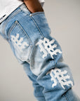 Monogram Denim Blue Wash