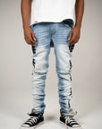 Monogram Denim Light Blue Wash