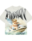 Cream ‘Jetski’ Rhinestone Tee
