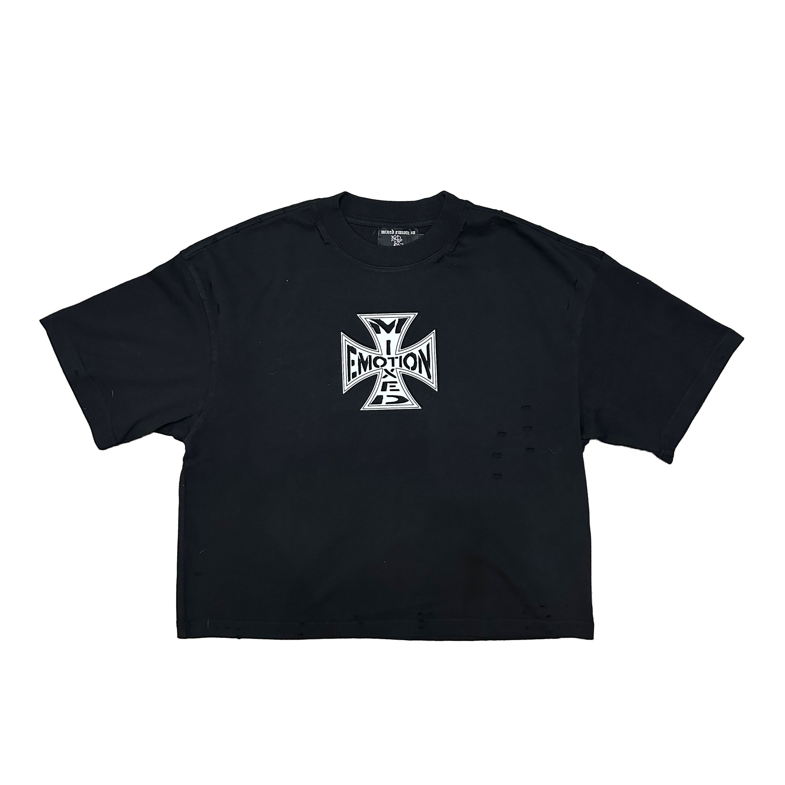 Black 'Classic' Tee Boxy fit – Mixed Emotion