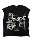 “Newspaper” Sleeveless tee