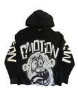Black “Monster” Cropped Hoodie
