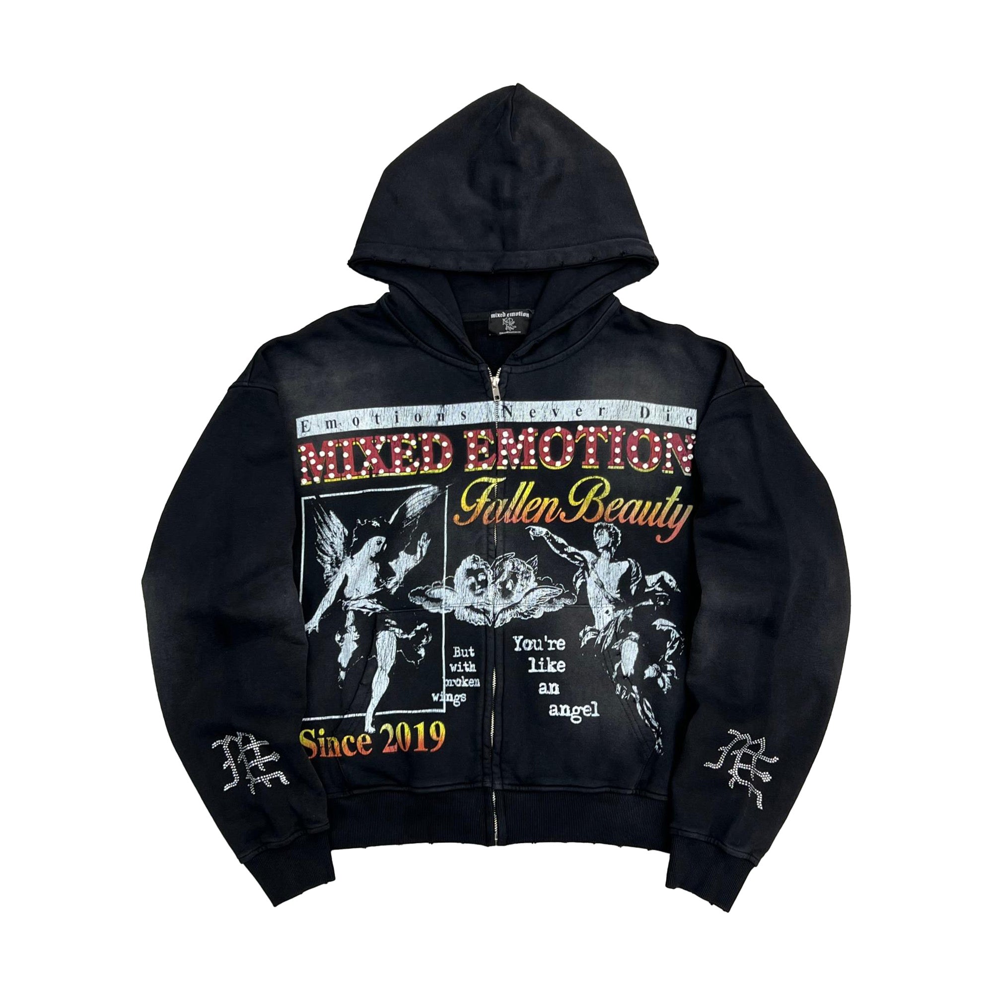 Broken Wings” Hoodie – Mixed Emotion