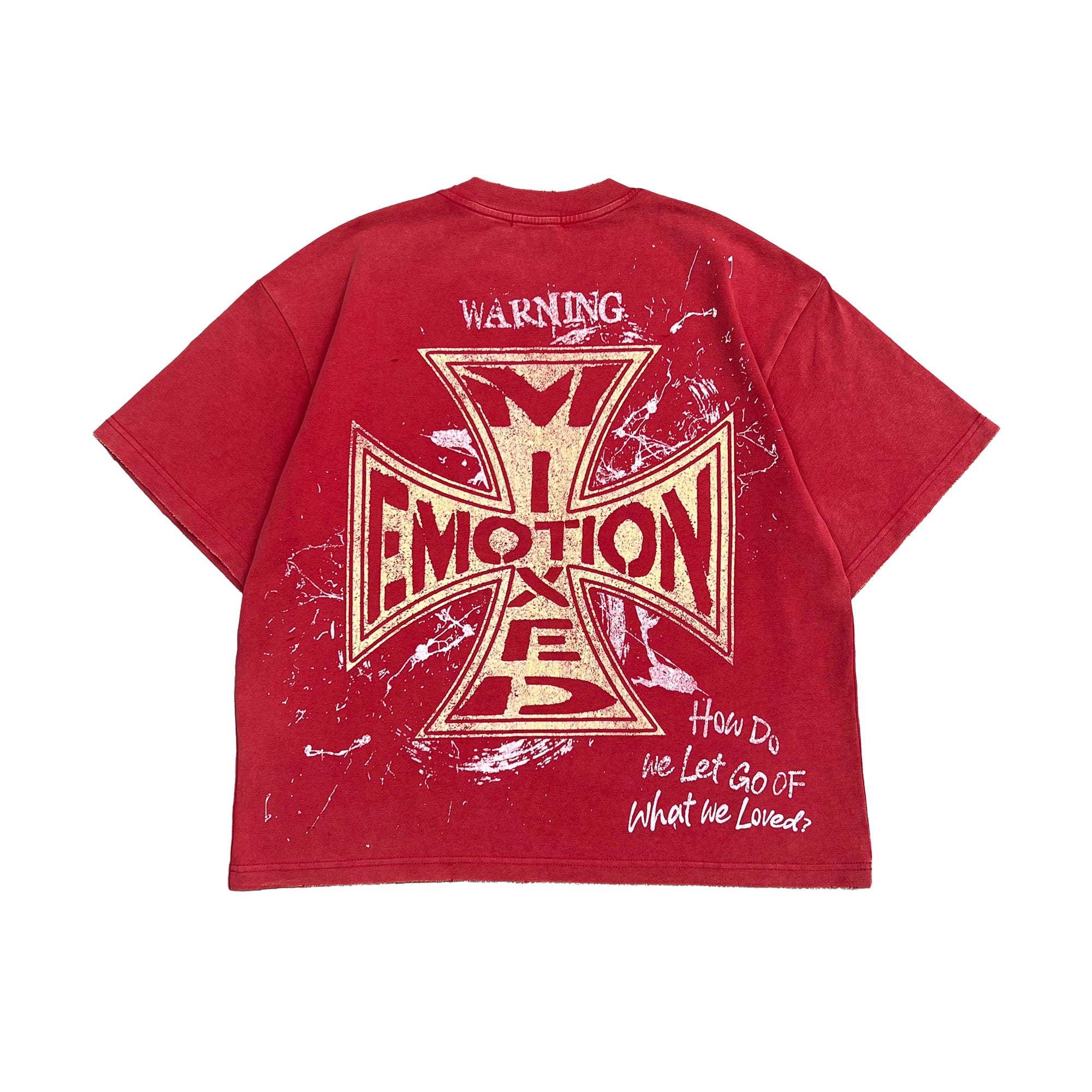 Red “Crimson” Tee – Mixed Emotion