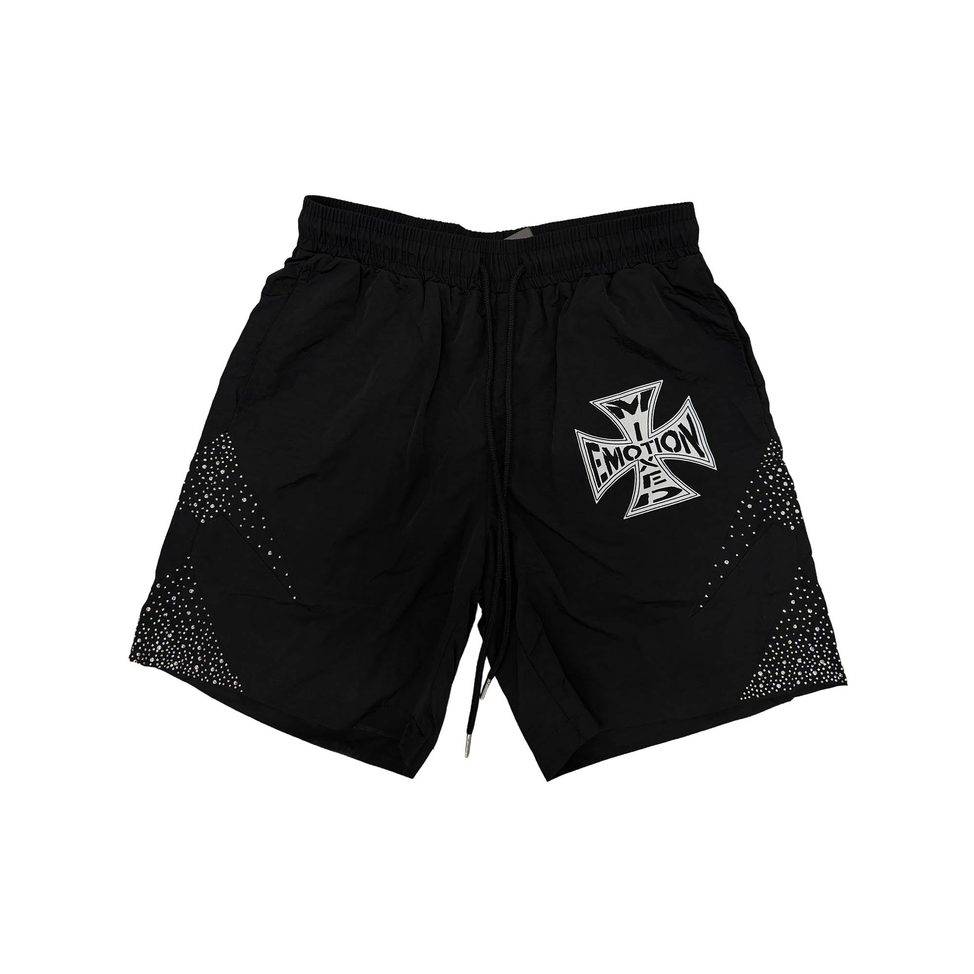ALOUND VENTILATION NYLON SHORTS 黒 XXL Black 'Classic' Nylon Shorts – Mixed Emotion