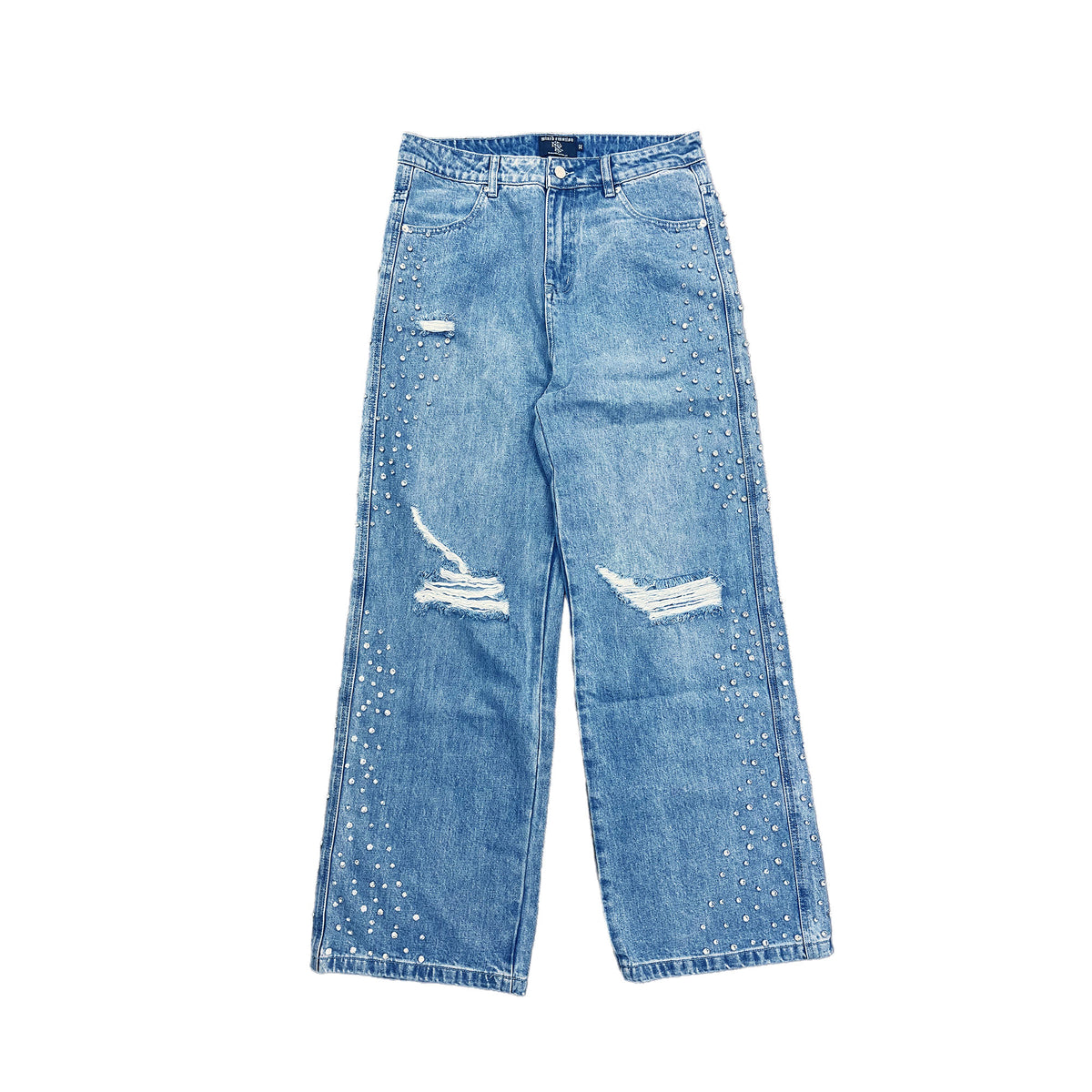 Blue 'Stone' Baggy Jeans – Mixed Emotion