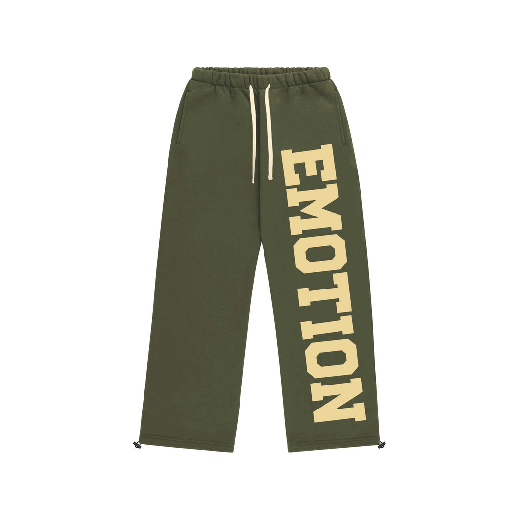 Green “Emotion” Sweatpants