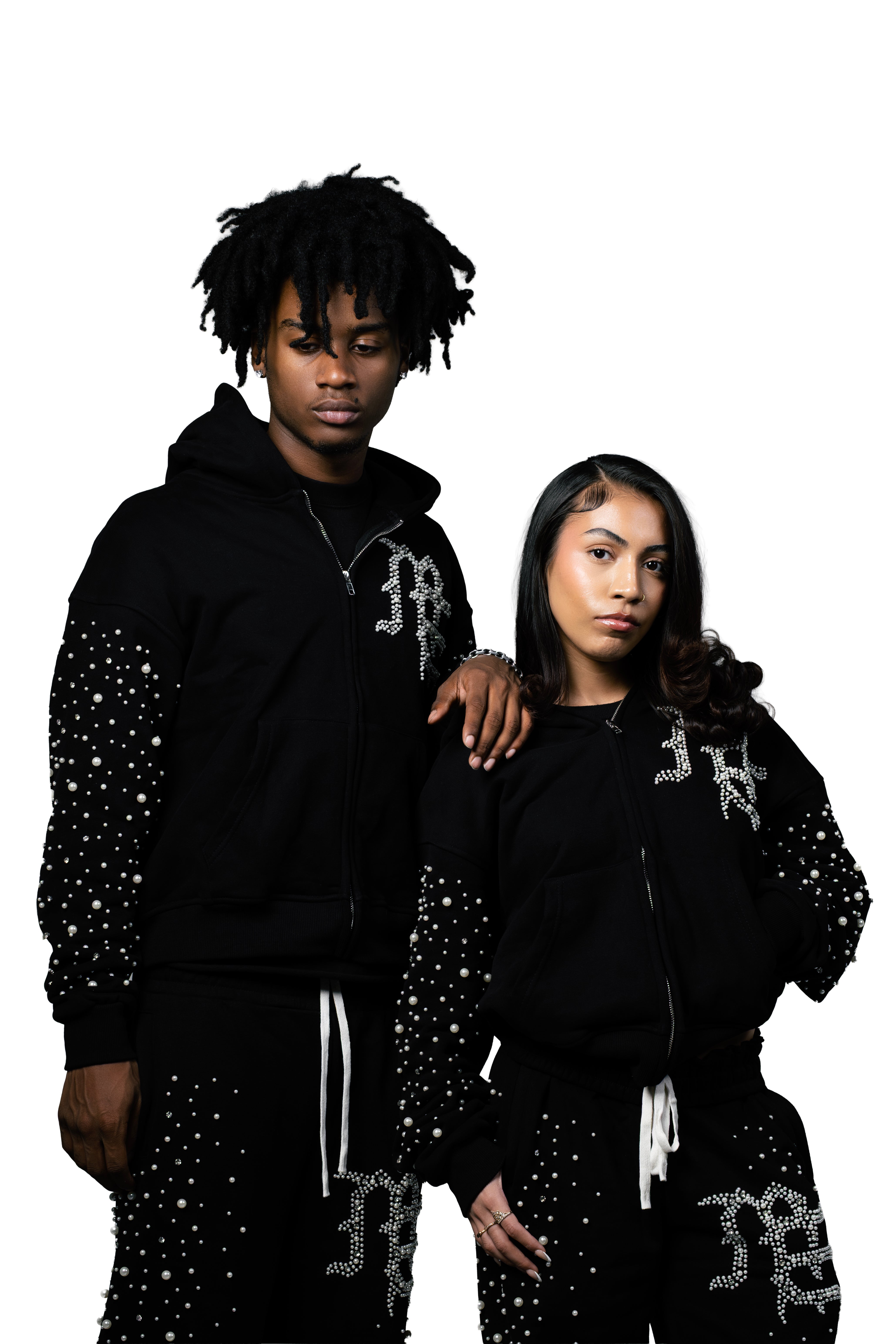 Black 'Pearl' Hoodie – Mixed Emotion