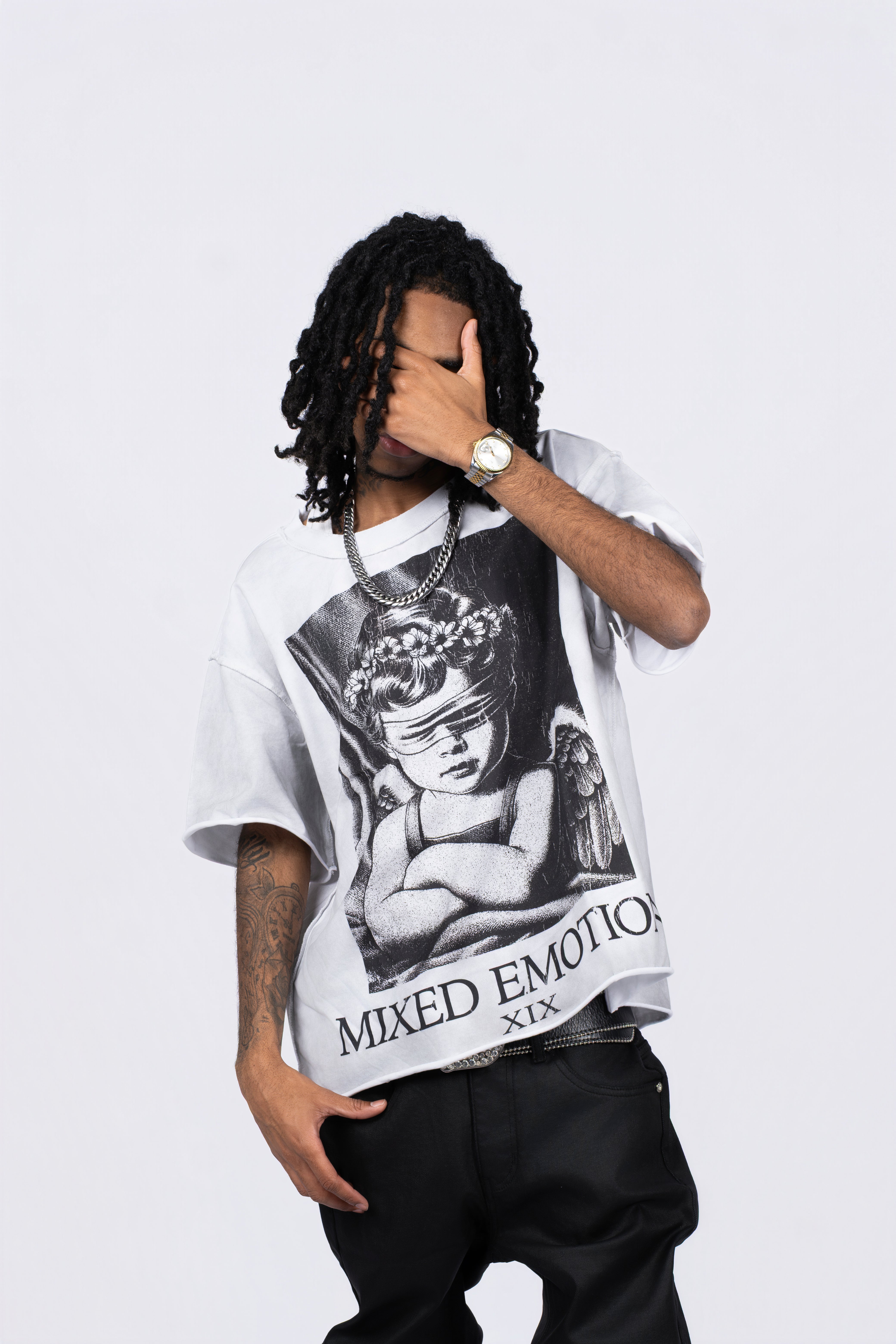 Oversize 'XIX' Tee – Mixed Emotion