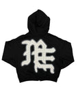 Black ‘End’ Rhinestone hoodie