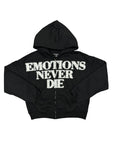 Black ‘End’ Rhinestone hoodie