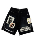 Black “Chaos” Carpenter Shorts