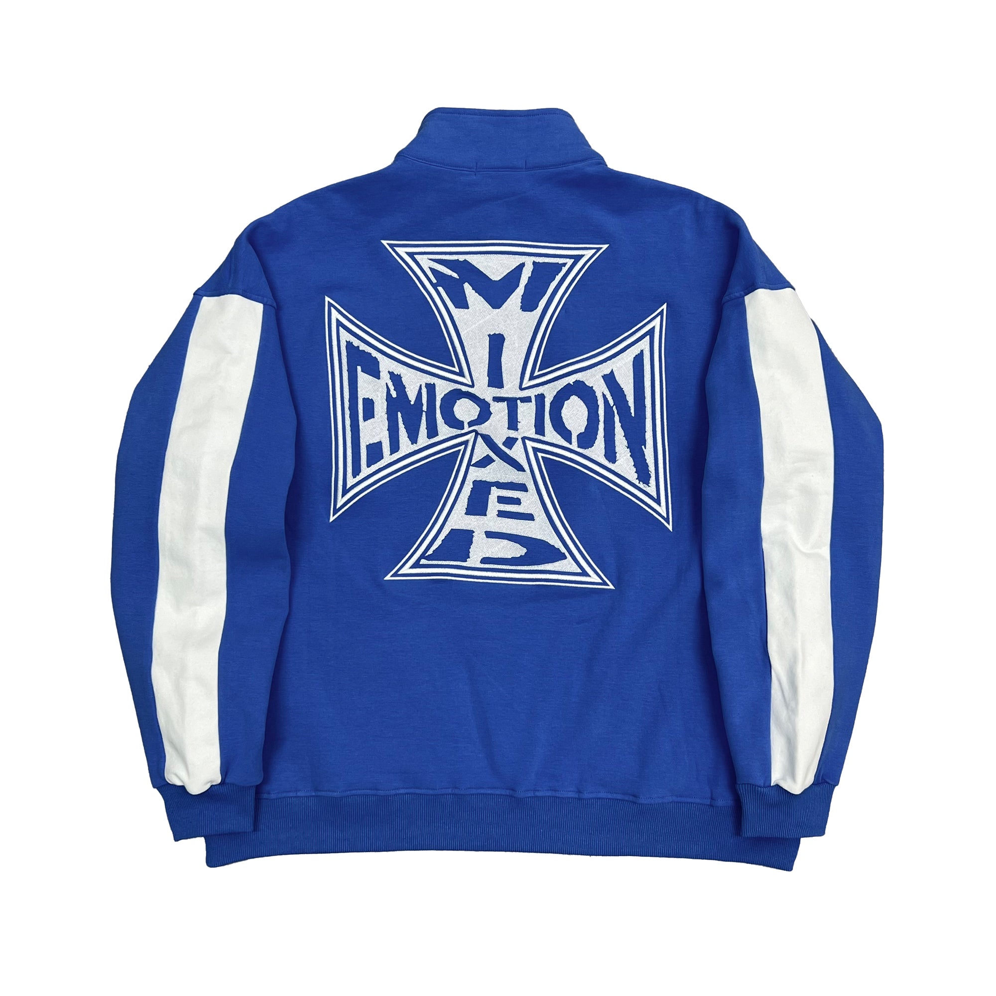 Blue “Quarter” Zip Jacket