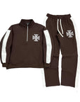 Brown “Quarter Zip Jacket