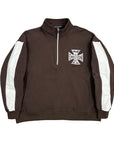 Brown “Quarter Zip Jacket