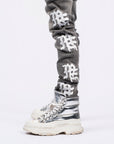 ‘Ash’ Grey Monogram Denim