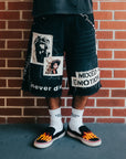 Black “Chaos” Carpenter Shorts