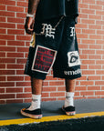 Black “Chaos” Carpenter Shorts