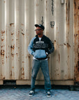Blue “Split Decision” Hoodie