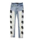 Monogram Denim Light Blue Wash