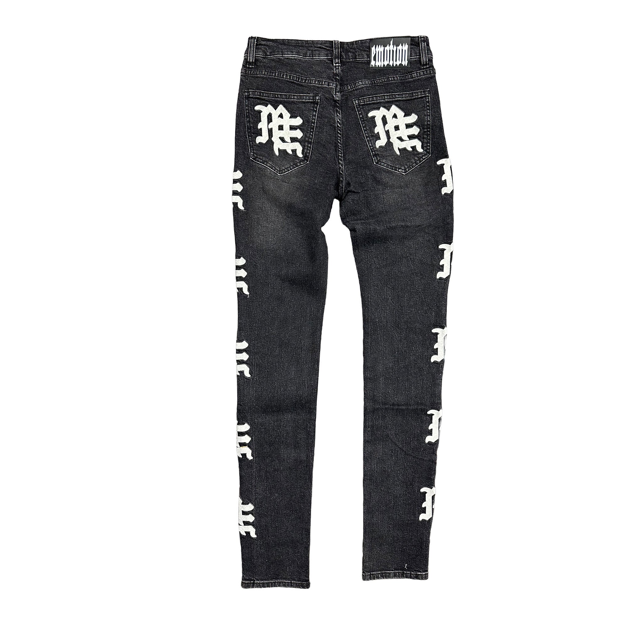Monogram Denim Black Wash