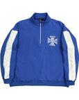Blue “Quarter” Zip Jacket