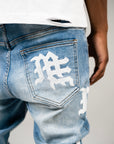 Monogram Denim Blue Wash