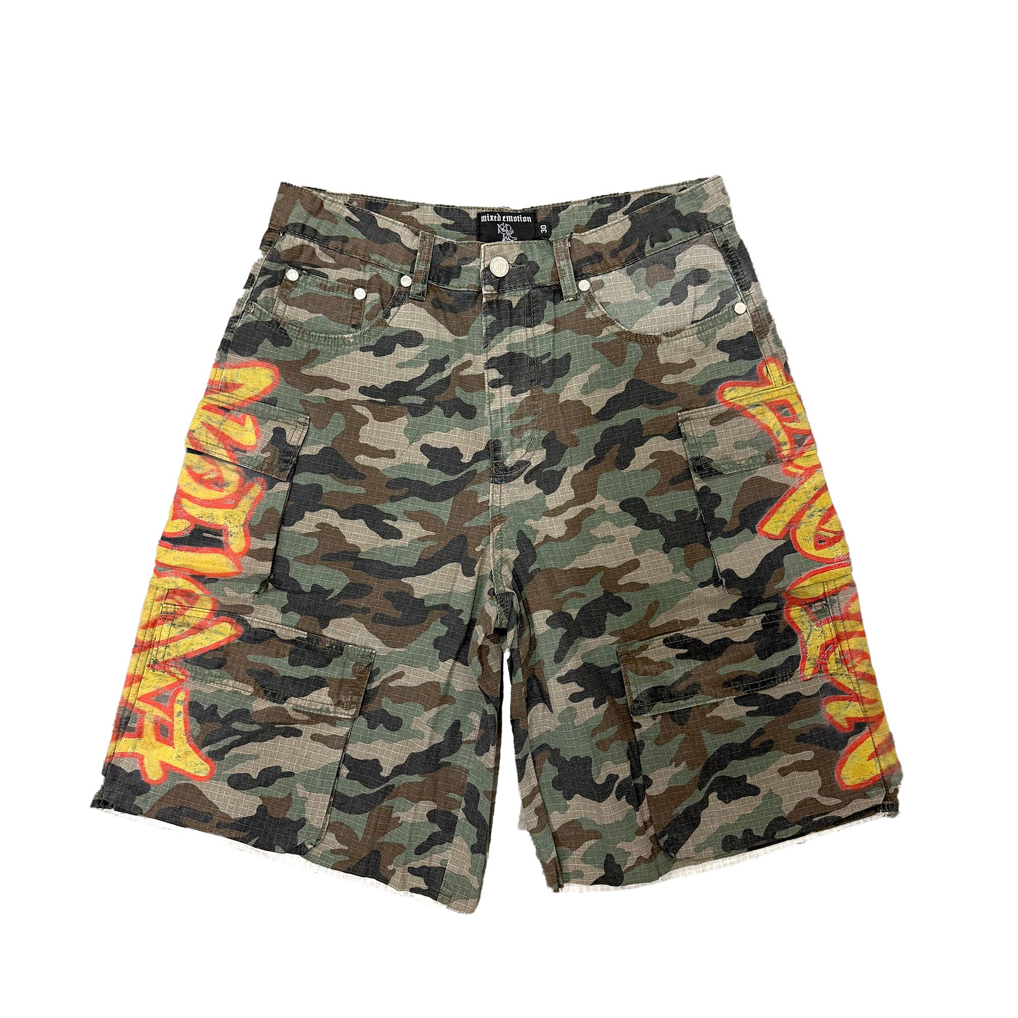 “Battle” Camo Shorts