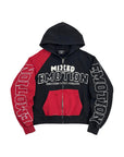 Red “Split Decision” Hoodie