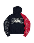 Red “Split Decision” Hoodie