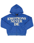 Blue ‘End’ Rhinestone Hoodie