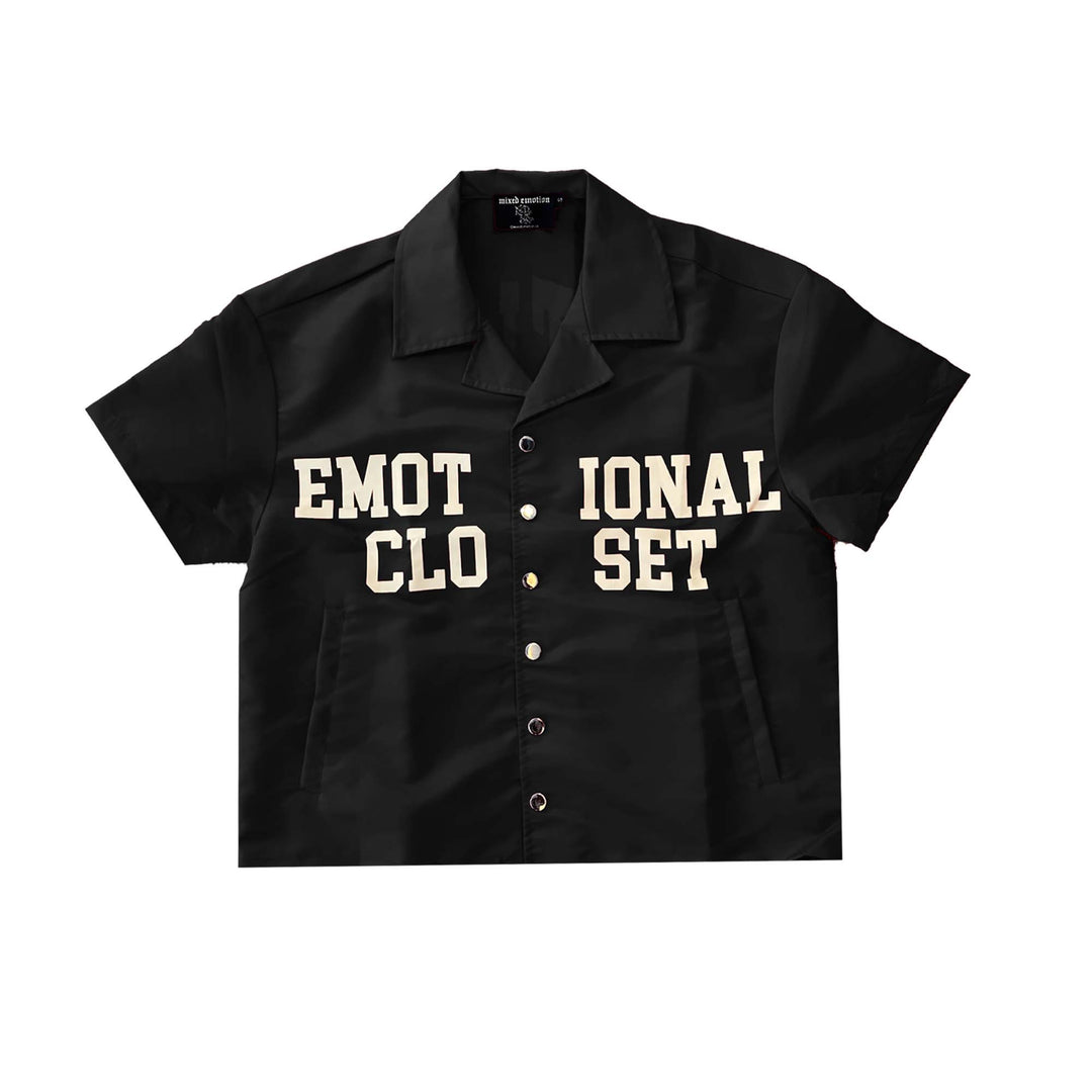 Black “Backyard” Nylon shirt