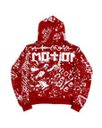 Red “Graffiti” Hoodie