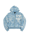 Blue “Graffiti” Hoodie