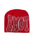 Red ‘Rhinestone’ Beanie