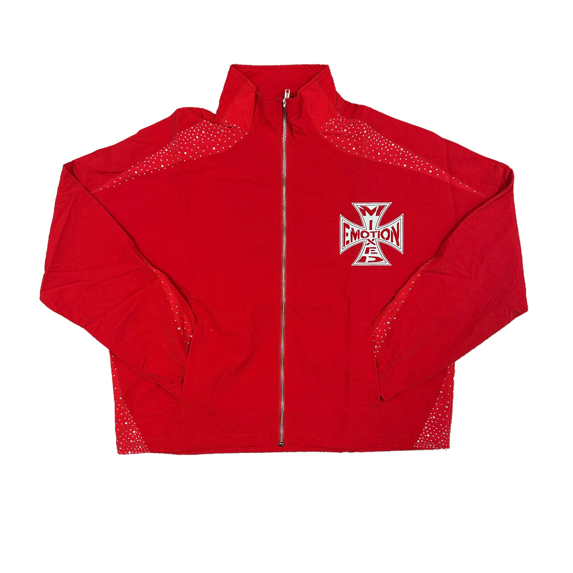Red 'Classic' Nylon Jacket – Mixed Emotion