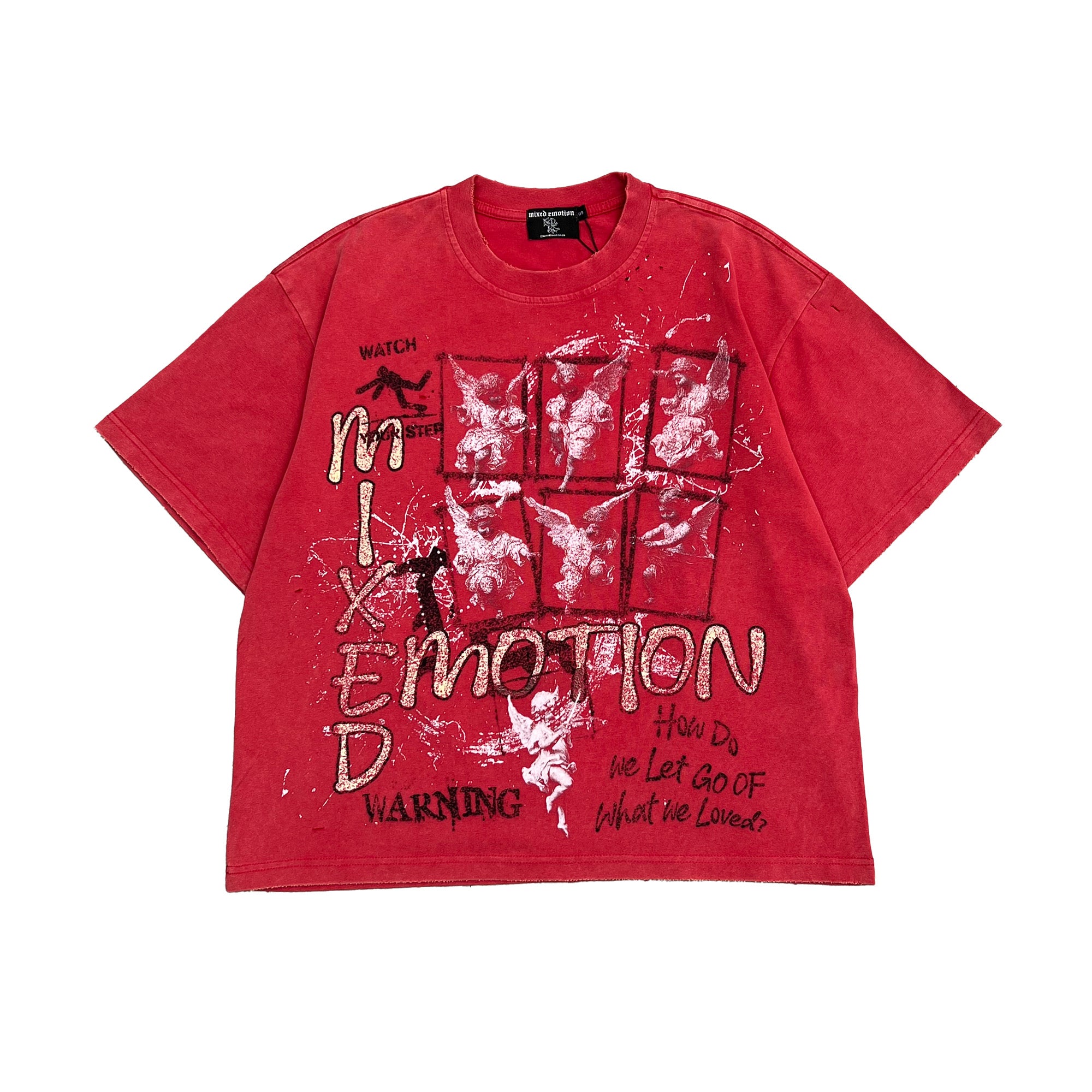 Red “Crimson” Tee – Mixed Emotion