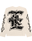 Cream "Bleeding" Long Sleeve