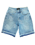 ‘ME’ Rhinestone Denim Shorts