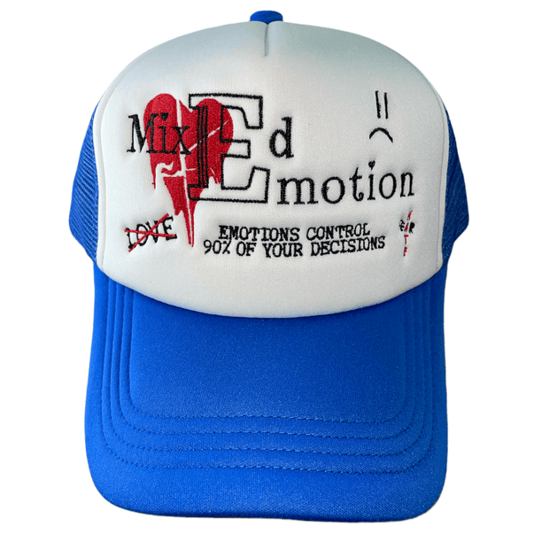 Blue “ME” Trucker Hat - Mixed Emotion