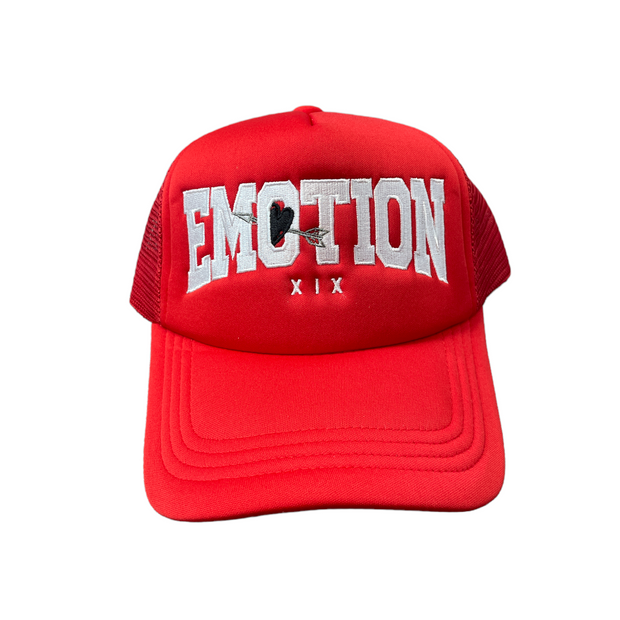 Red “Emotion Trucker Hat