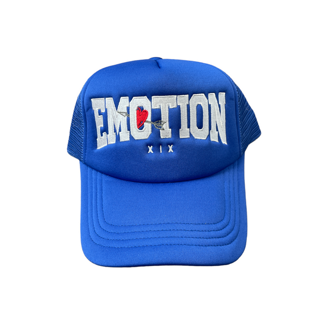Blue “Emotion” Trucker Hat
