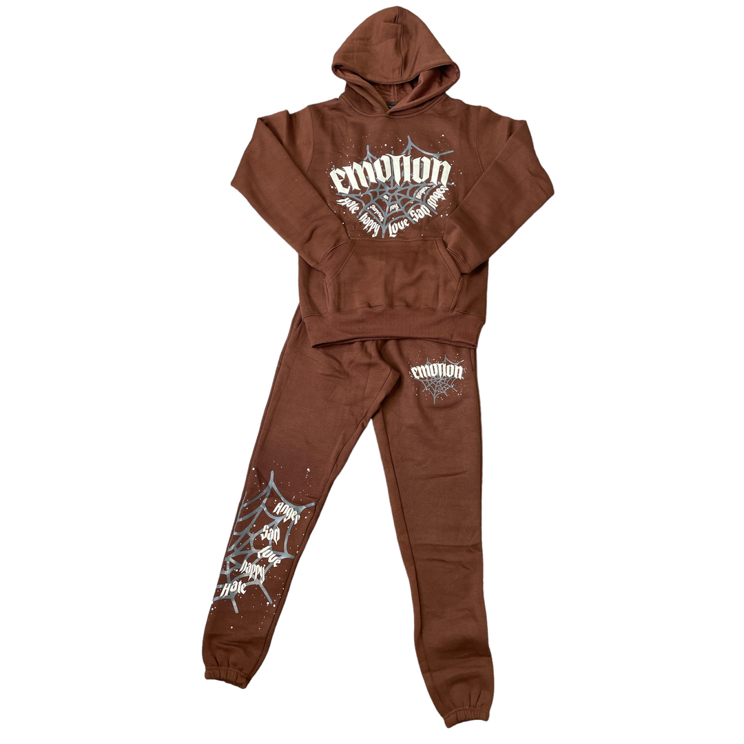 Brown “Trapped” Sweatsuit